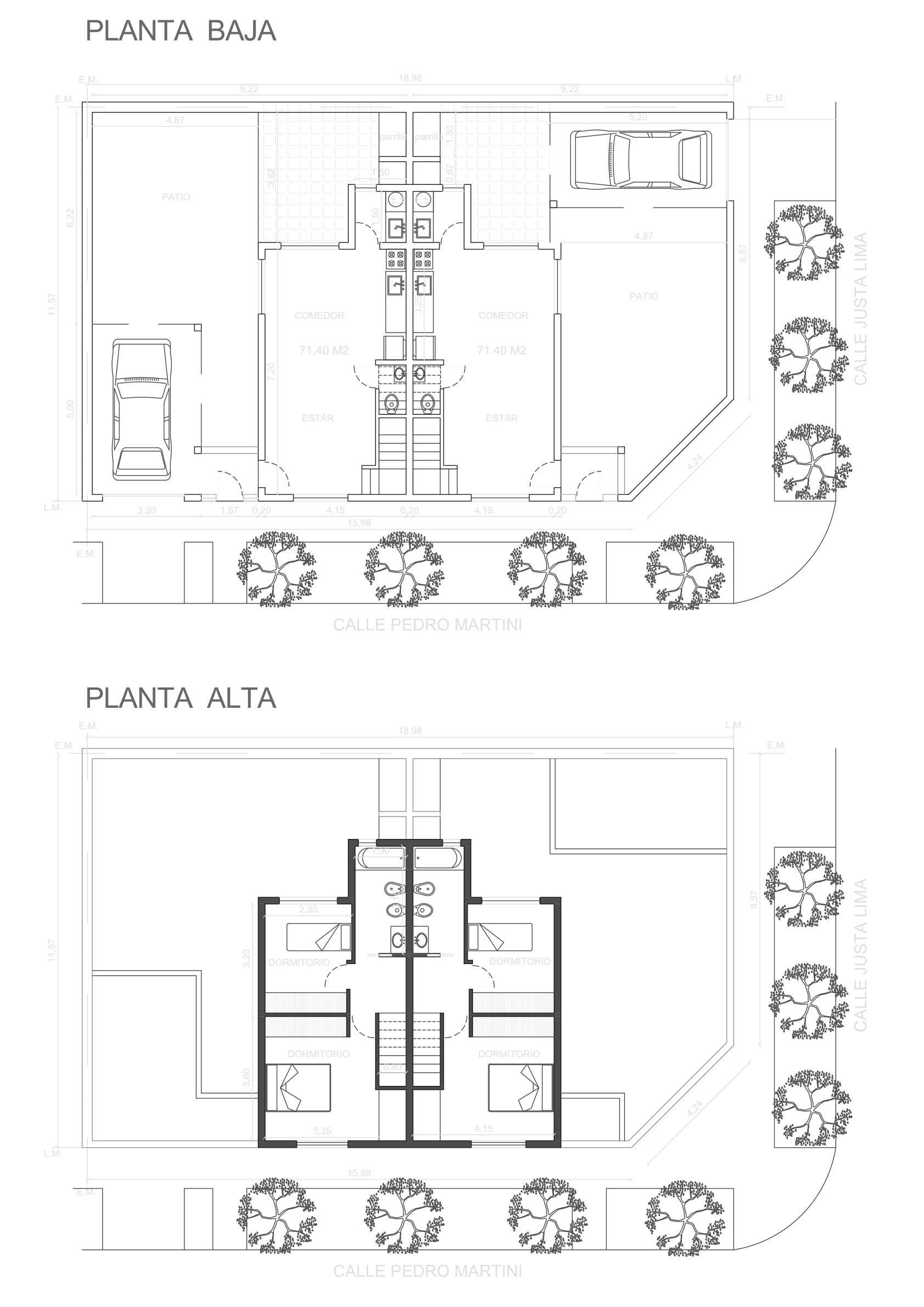 Proyecto G — planimetría