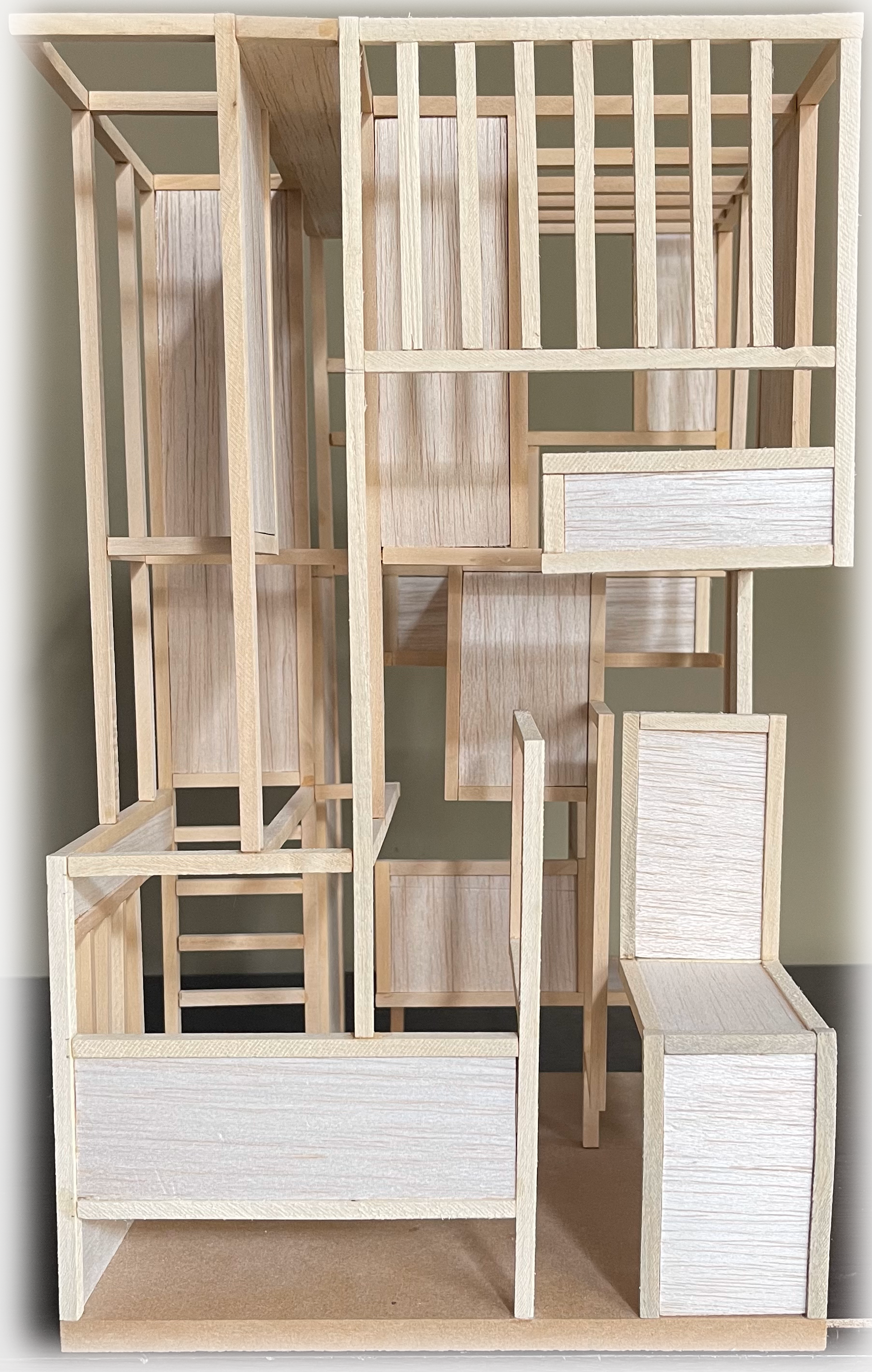 Wood model — perspective