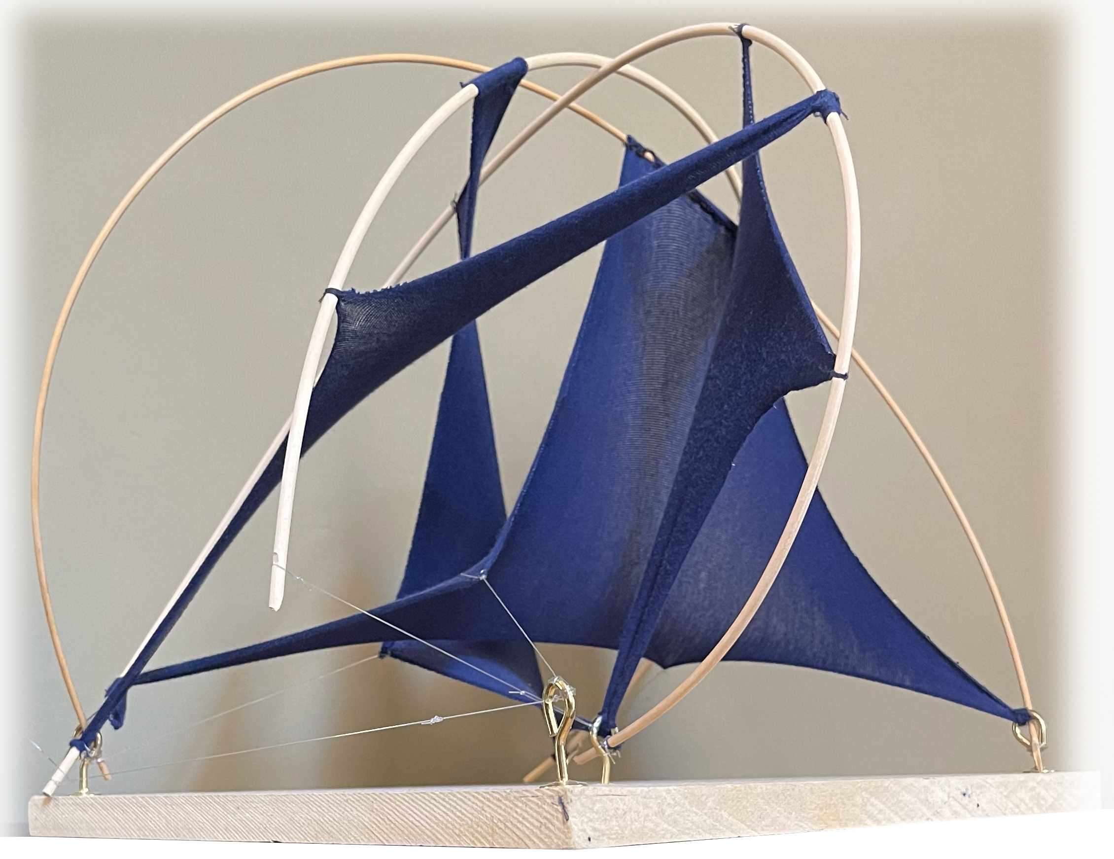 Tensioned sculpture — front view