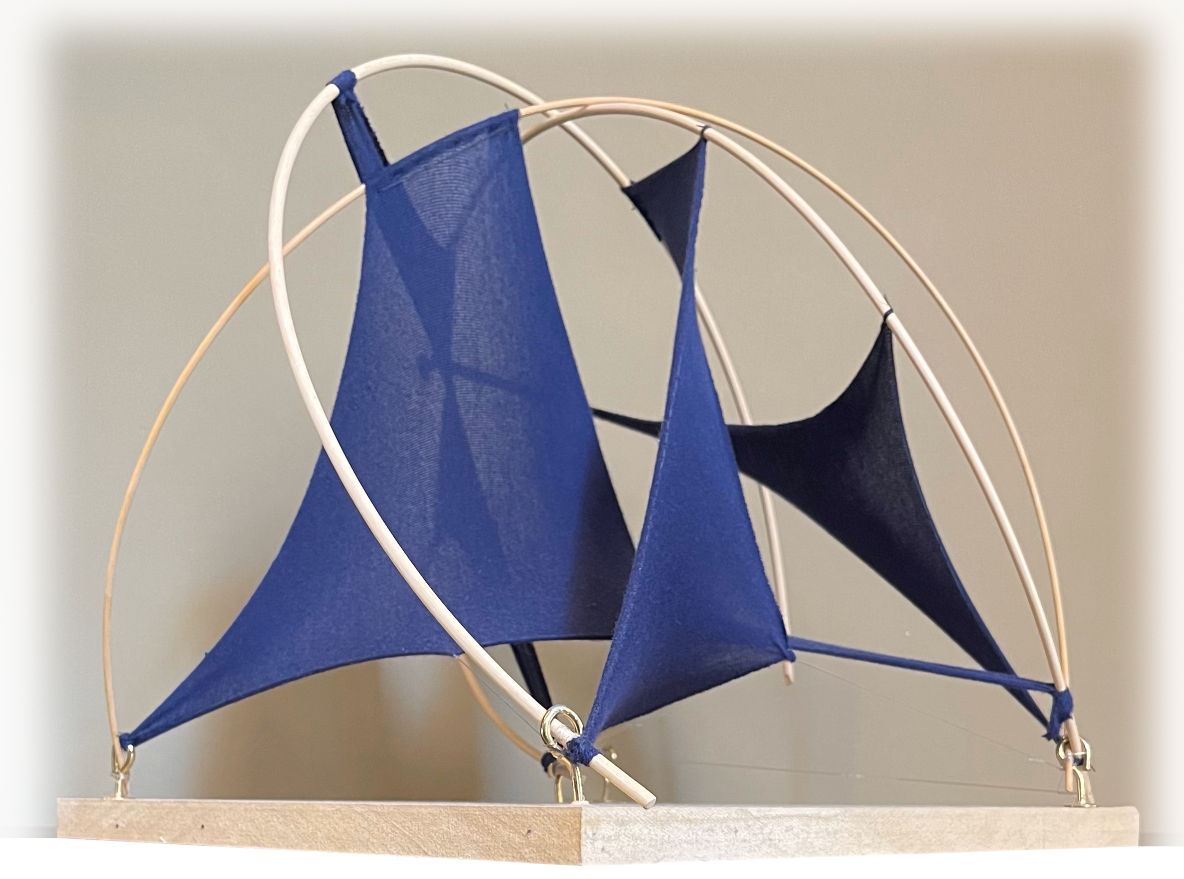 Sculpture — textile composition