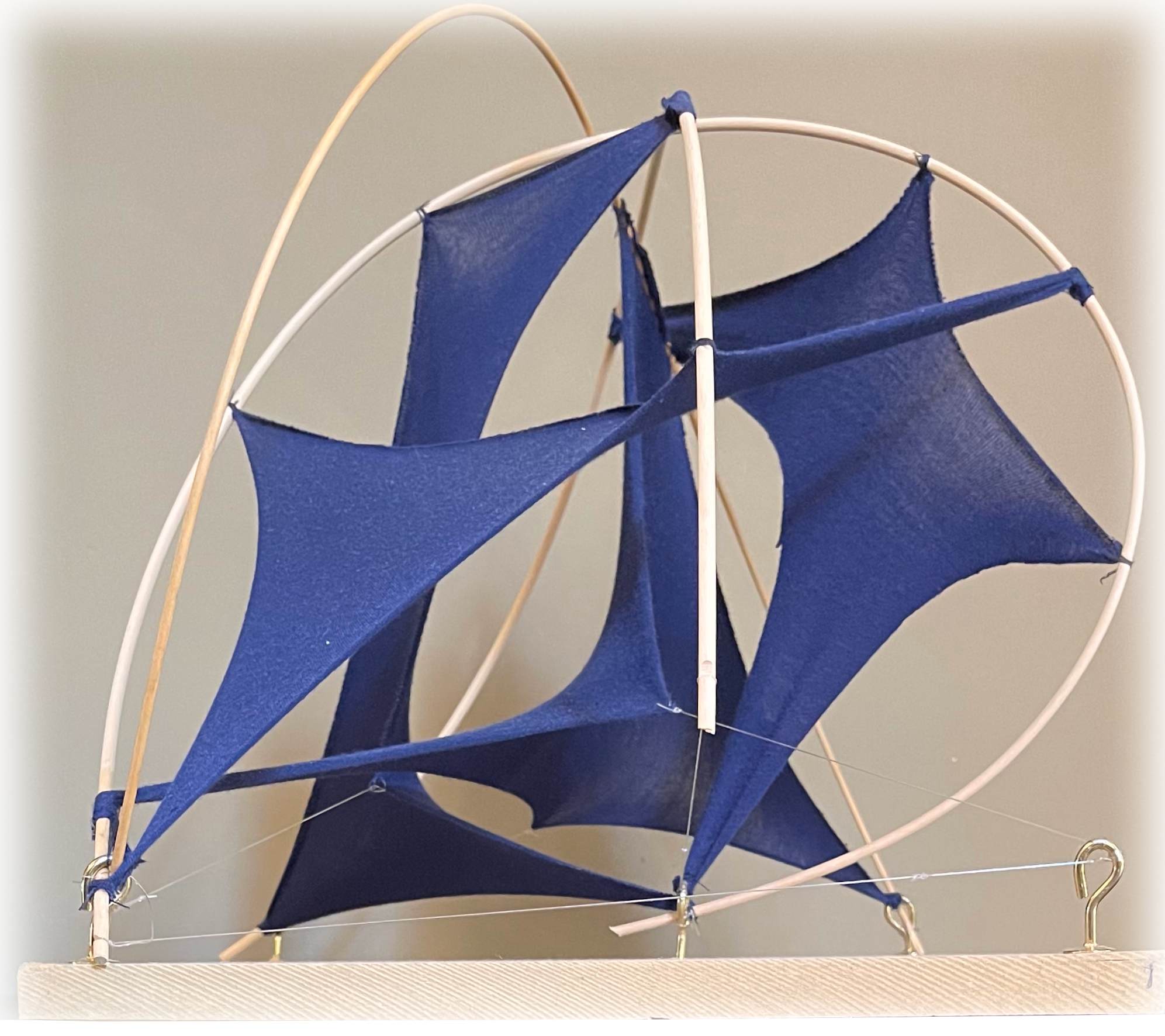 Textile sculpture — top view