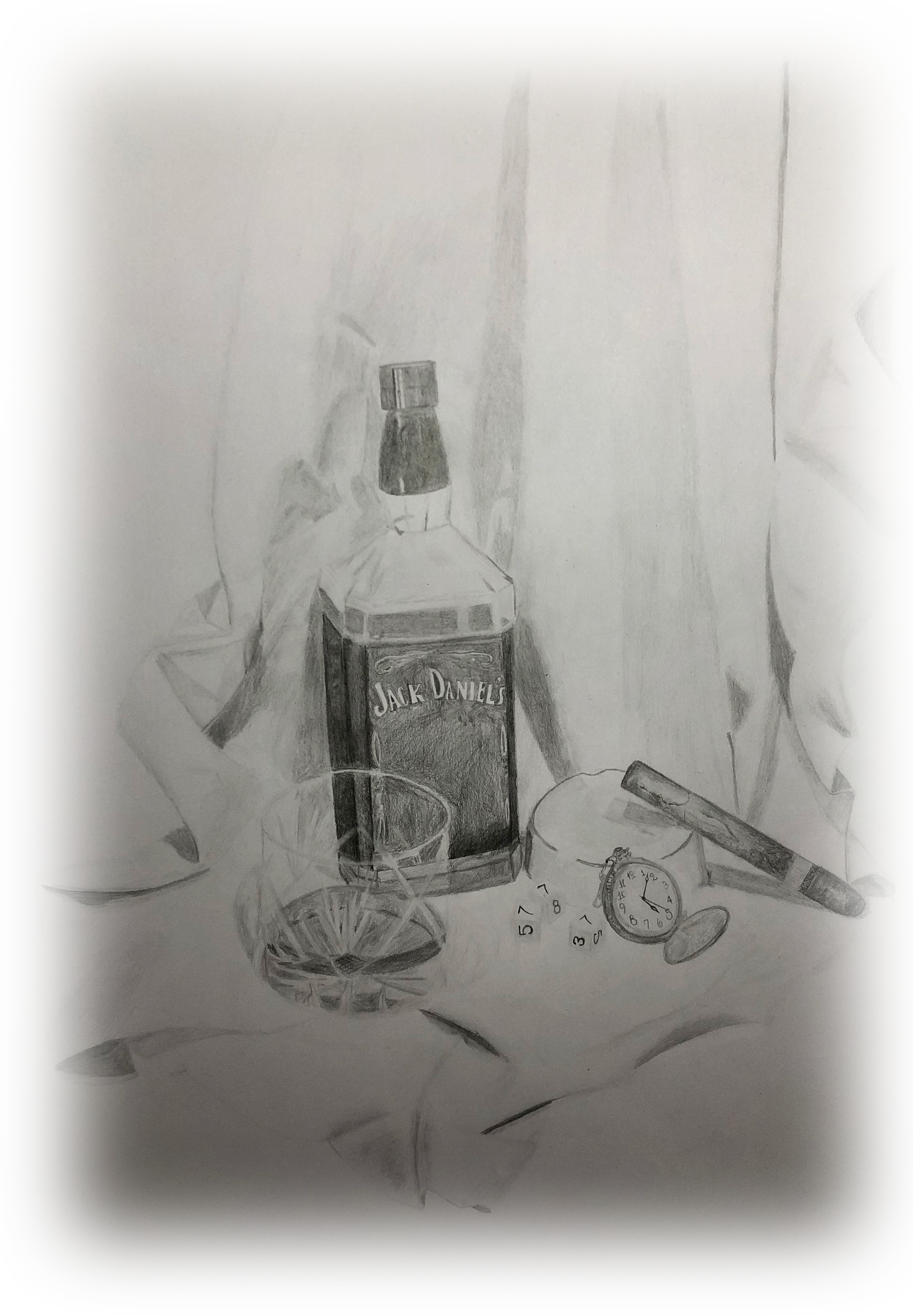 Still life — pencil