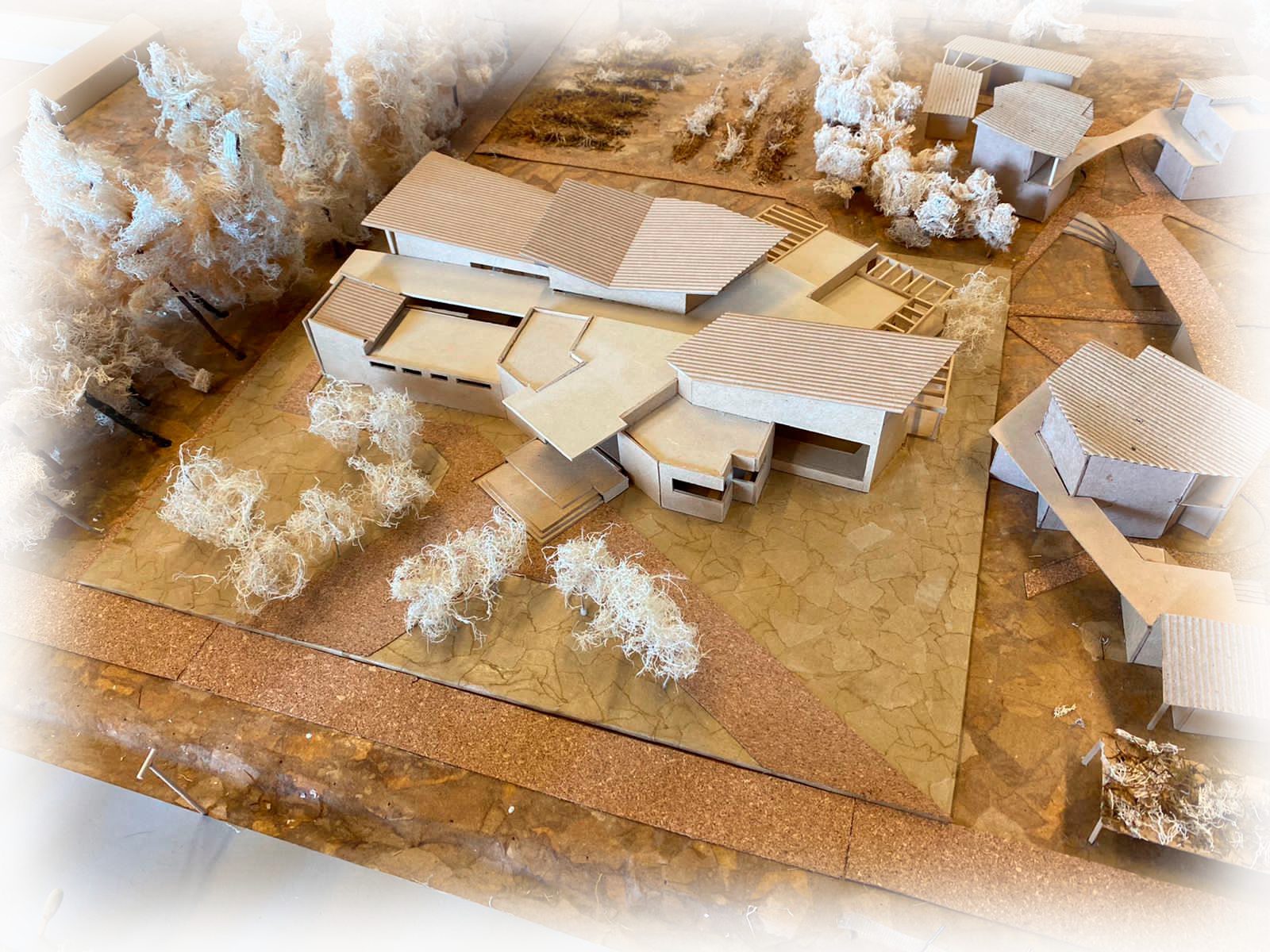 Biblioteca Pública — maqueta aérea
